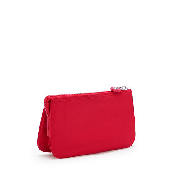 Kipling Creativity Large Pouch Bags Red Rouge | AU 2091DF